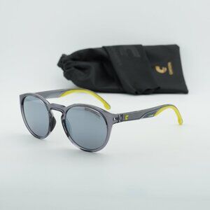 CARRERA 8056/S 0KB7 T4 Round Sunglasses - Grey/Silver Mirror